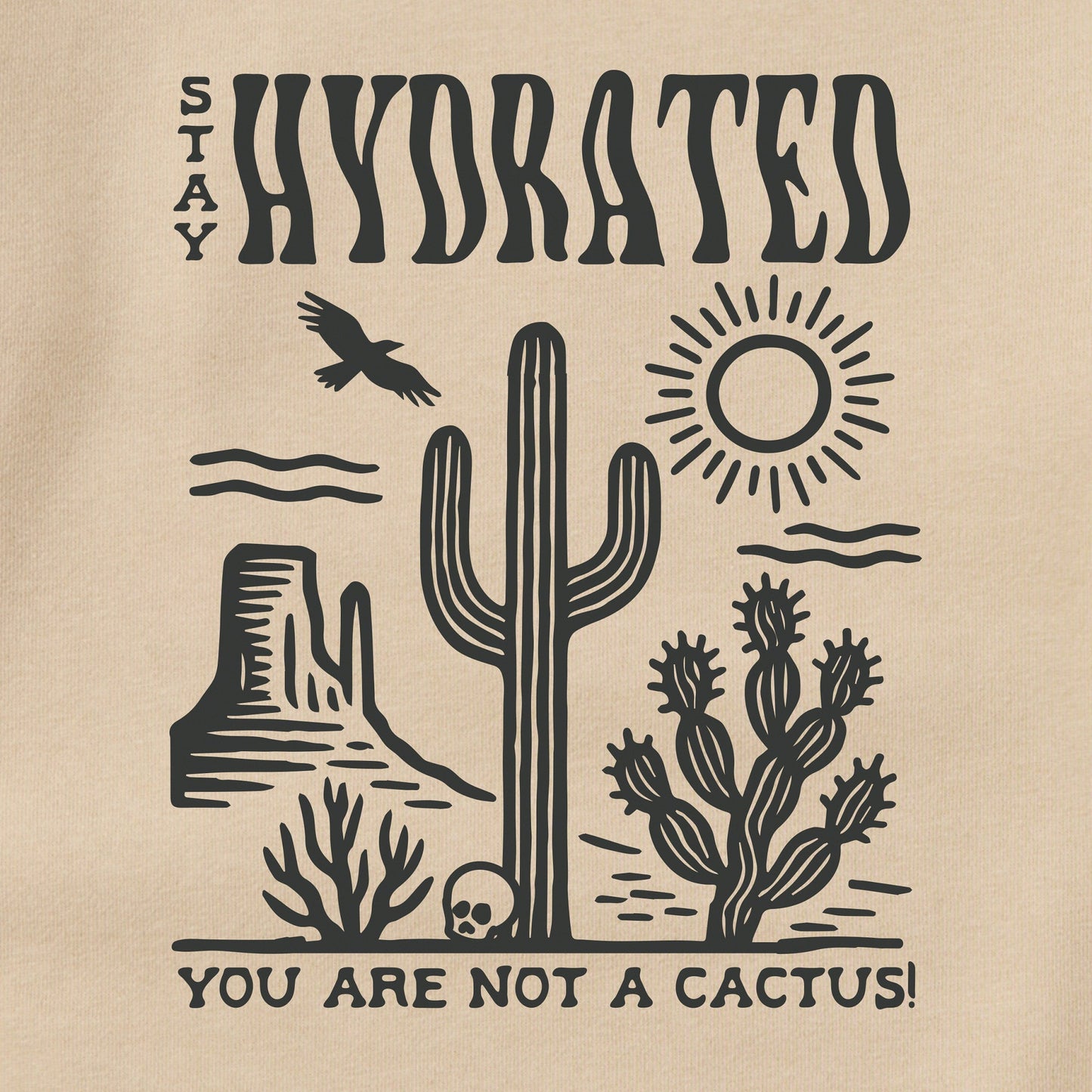 Adult Unisex Stay Hydrated Every Wear Crew Sweatshirt