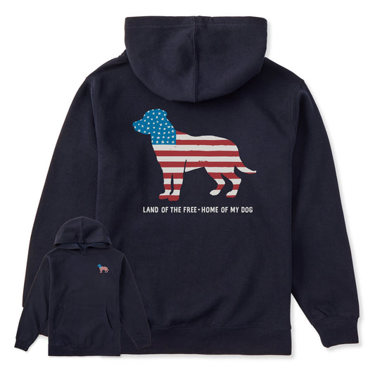 Kids Home of My Dog Flag Every Wear Hoodie Sweatshirt
