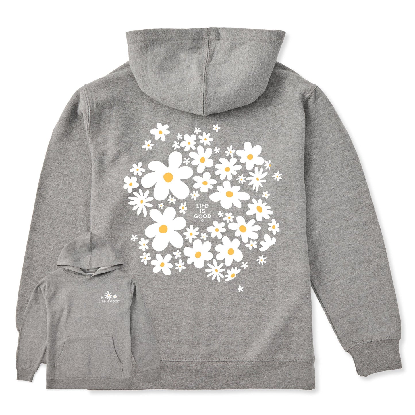 Kids Daisy Splash Every Wear Hoodie Sweatshirt