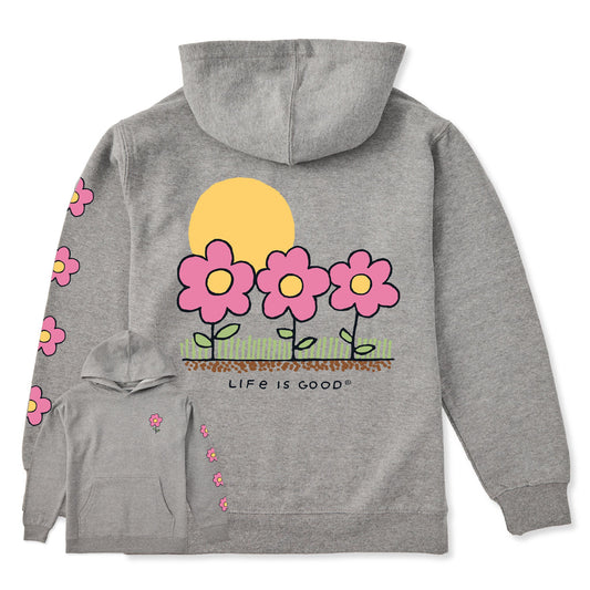 Kids 3 Flowers Every Wear Hoodie Sweatshirt