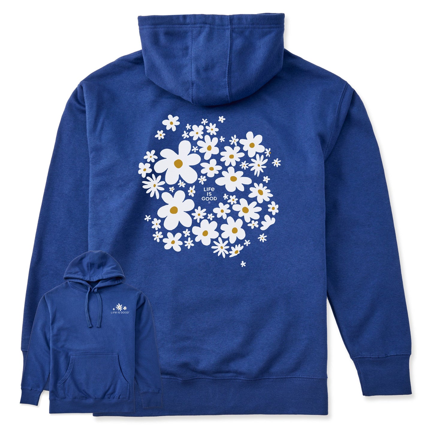 Adult Unisex Daisy Splash Every Wear Hoodie Sweatshirt