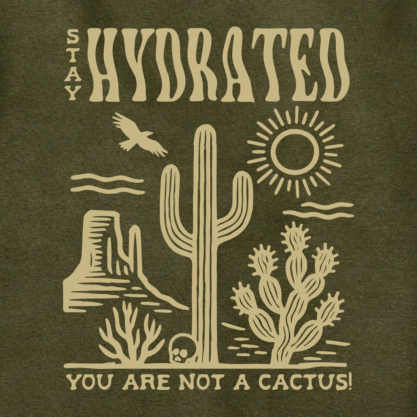 Adult Unisex Stay Hydrated Every Wear Hoodie Sweatshirt