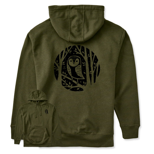 Adult Unisex Owl in the Trees Every Wear Hoodie Sweatshirt