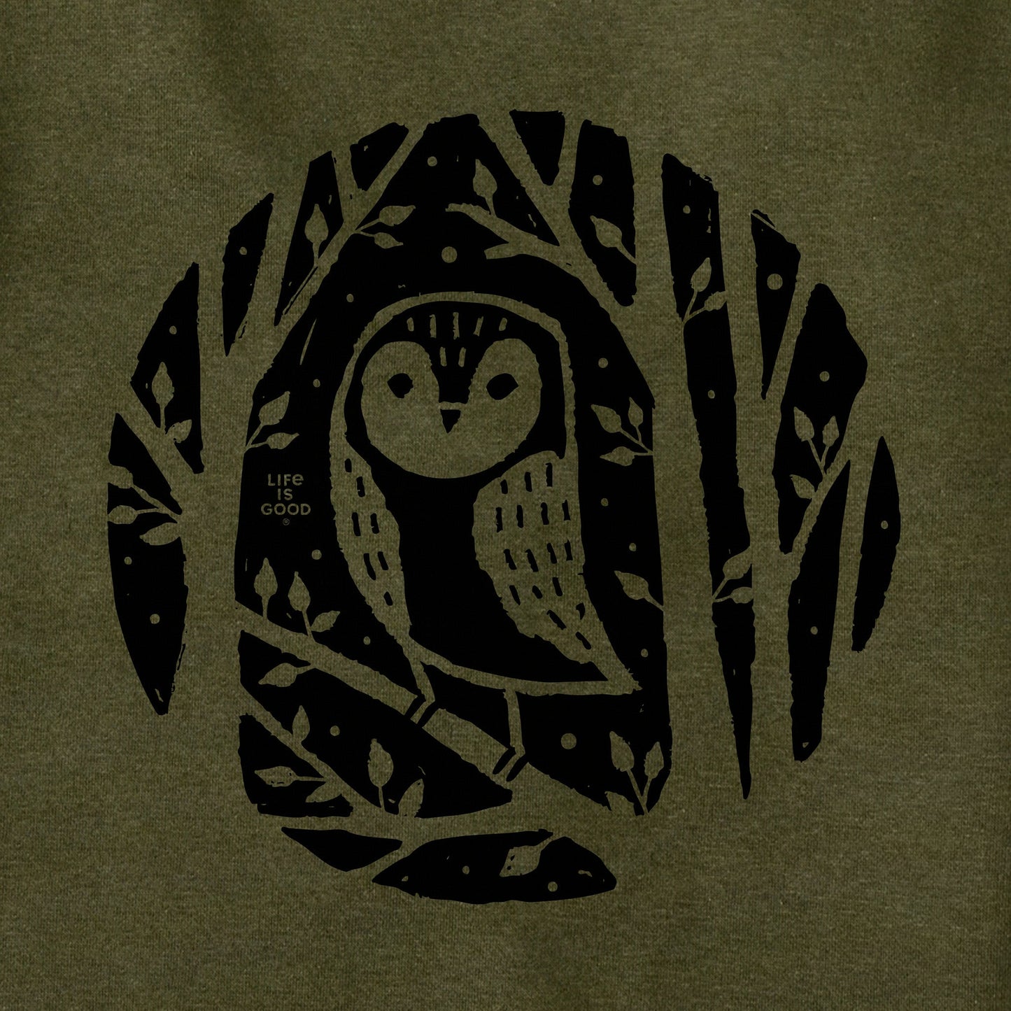 Adult Unisex Owl in the Trees Every Wear Hoodie Sweatshirt
