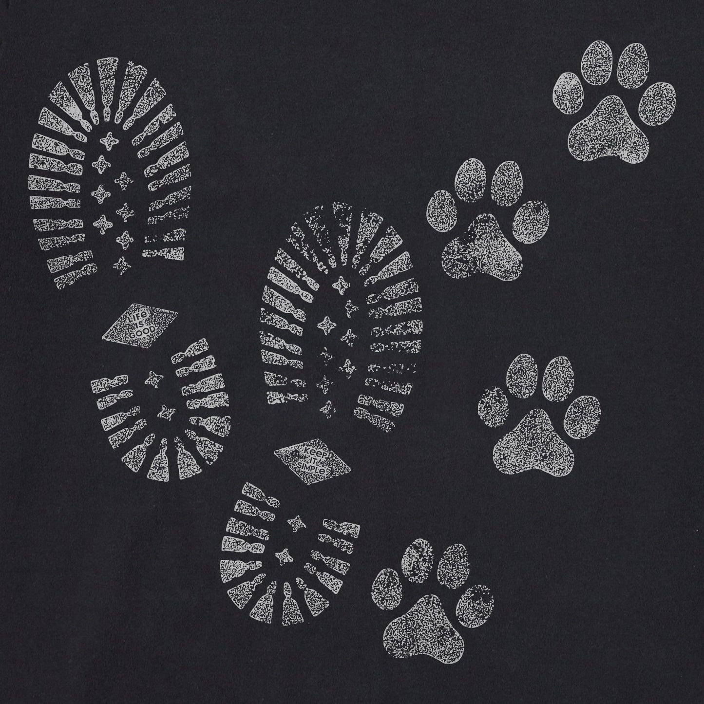 Women's Trails & Tails Long Sleeve Crusher Tee