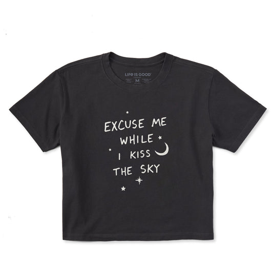 Women's Excuse Me Short Sleeve Crusher Boxy Tee