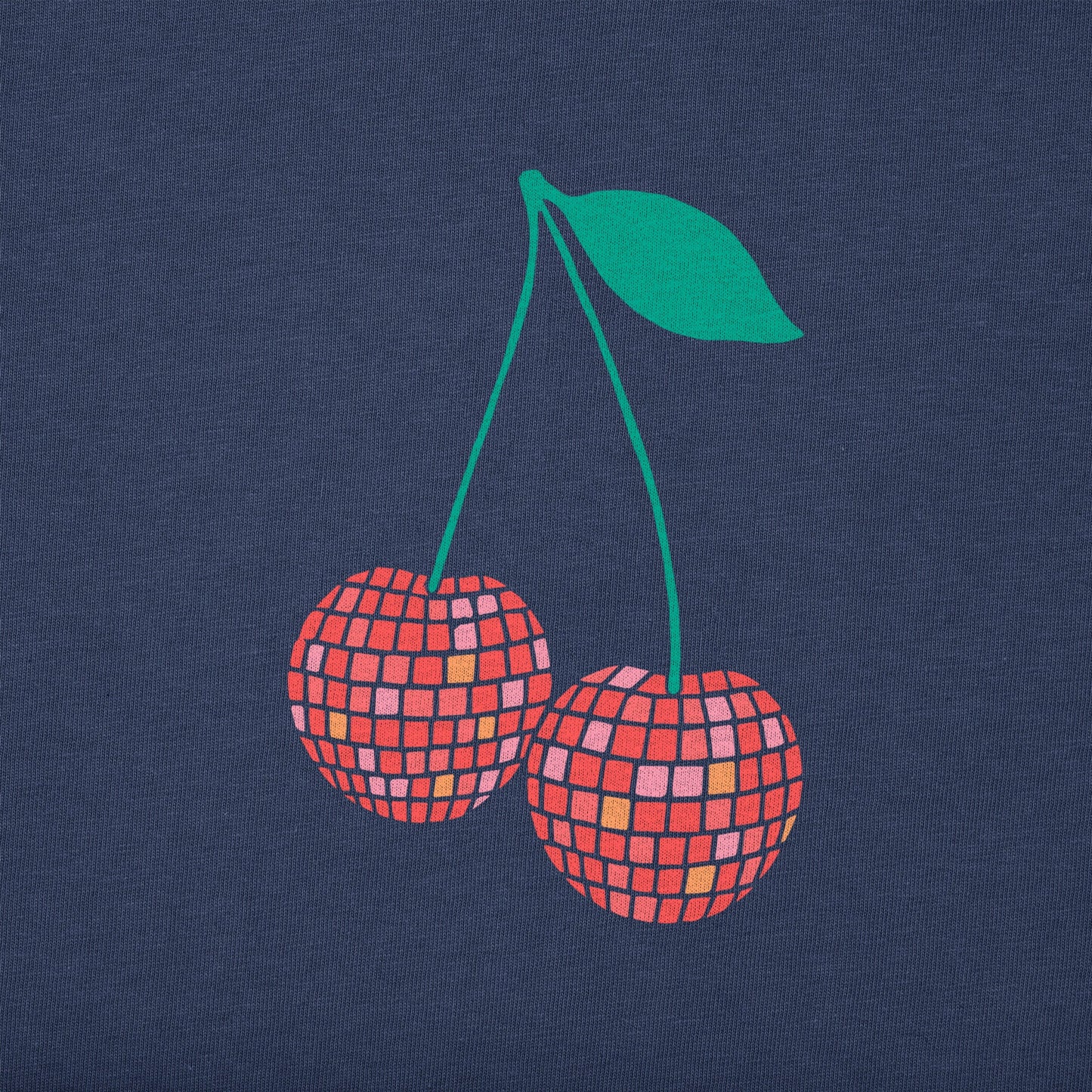 Women's Disco Cherries Short Sleeve Crusher Boxy Tee