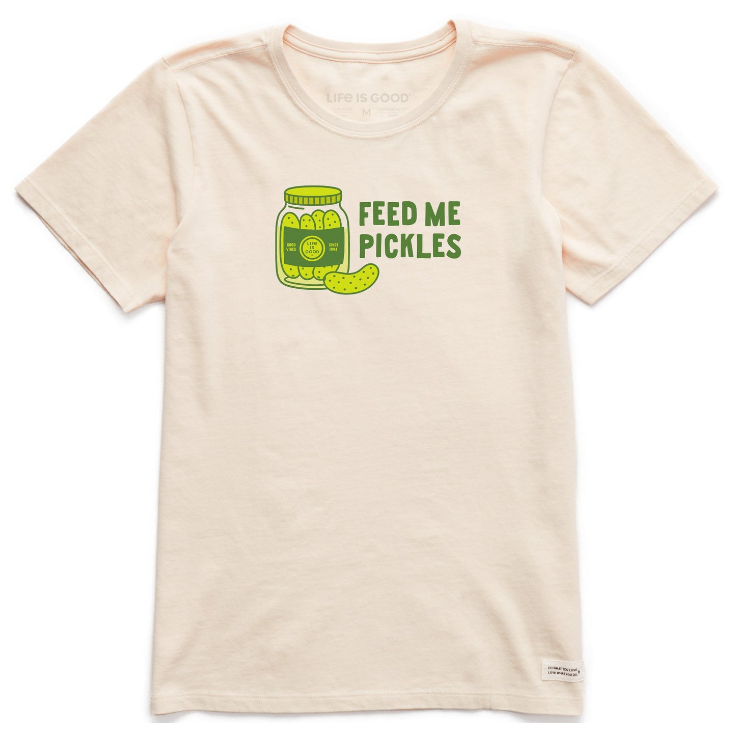 Women's Feed Me Pickles Short Sleeve Crusher Tee