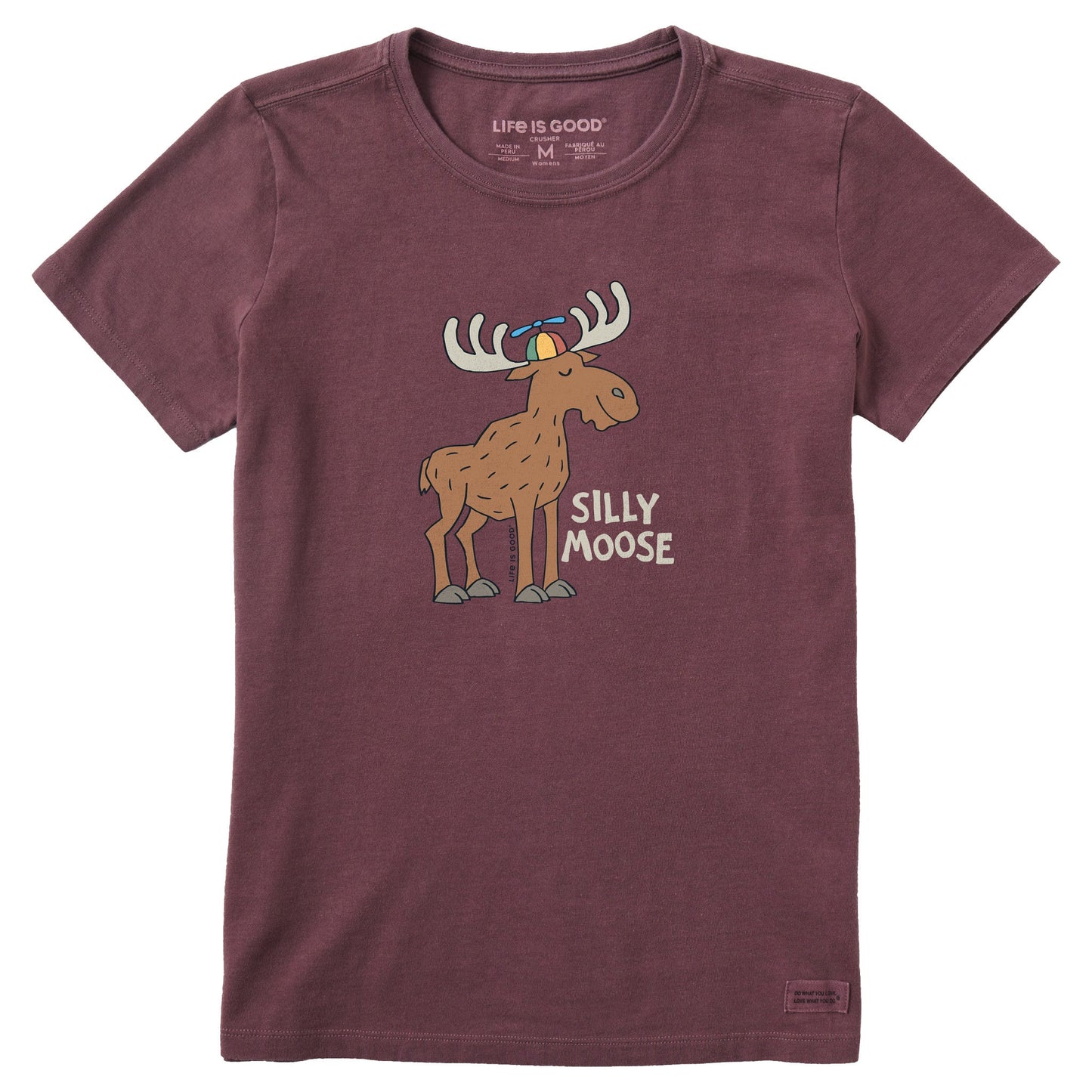 Women's Silly Moose Short Sleeve Crusher Tee