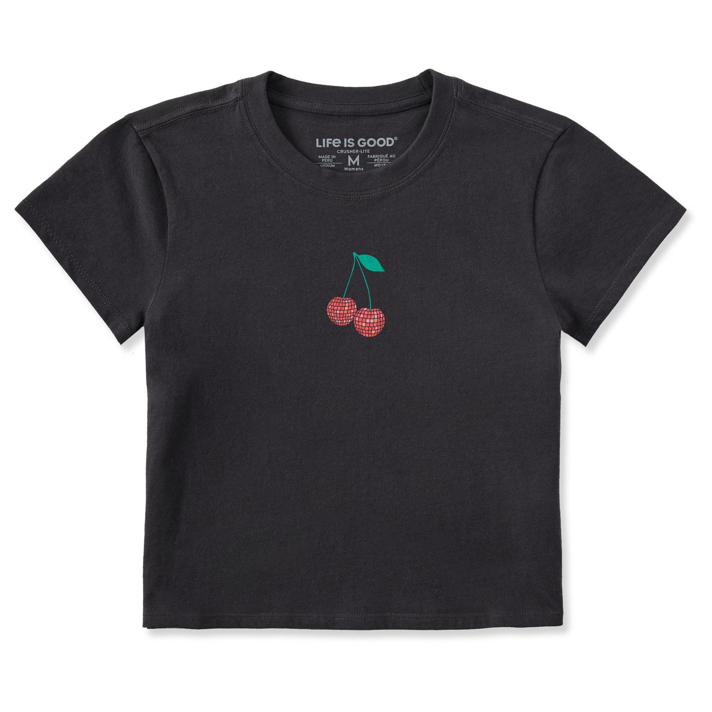 Women's Disco Cherries Crusher-LITE Shrunken Tee