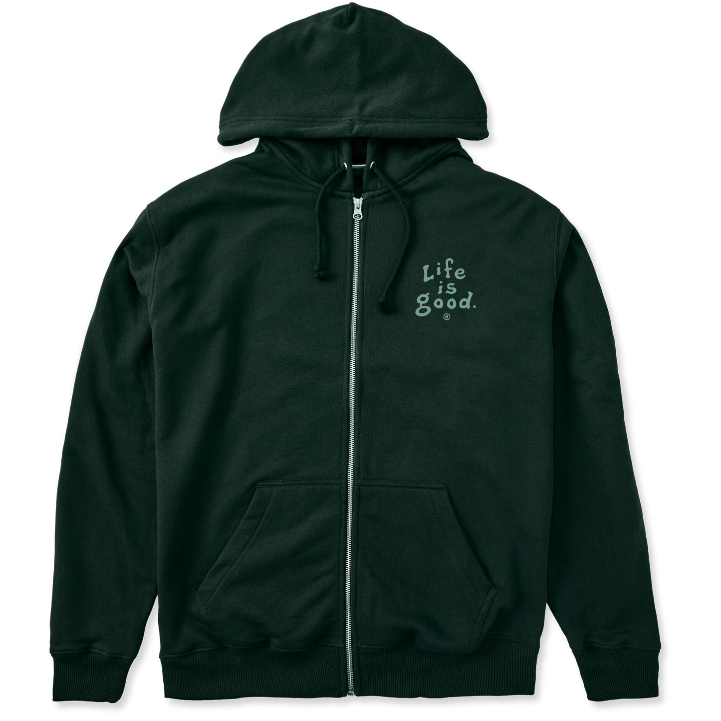 Men's LIG Vintage Stack Good Vibes Fleece Zip Hoodie