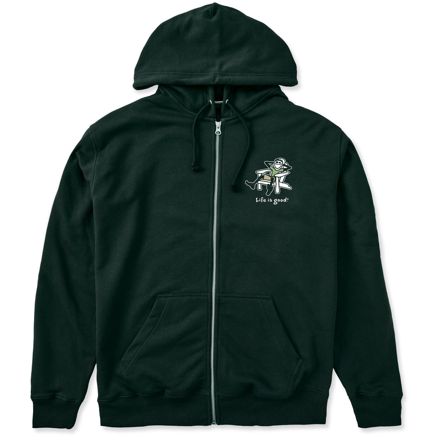 Men's Adirondack Jake Good Vibes Fleece Zip Hoodie