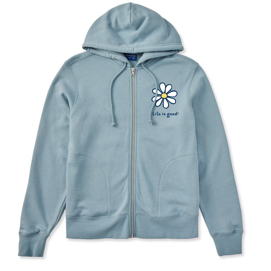 Women's LIG Daisy Good Vibes Fleece Zip Hoodie