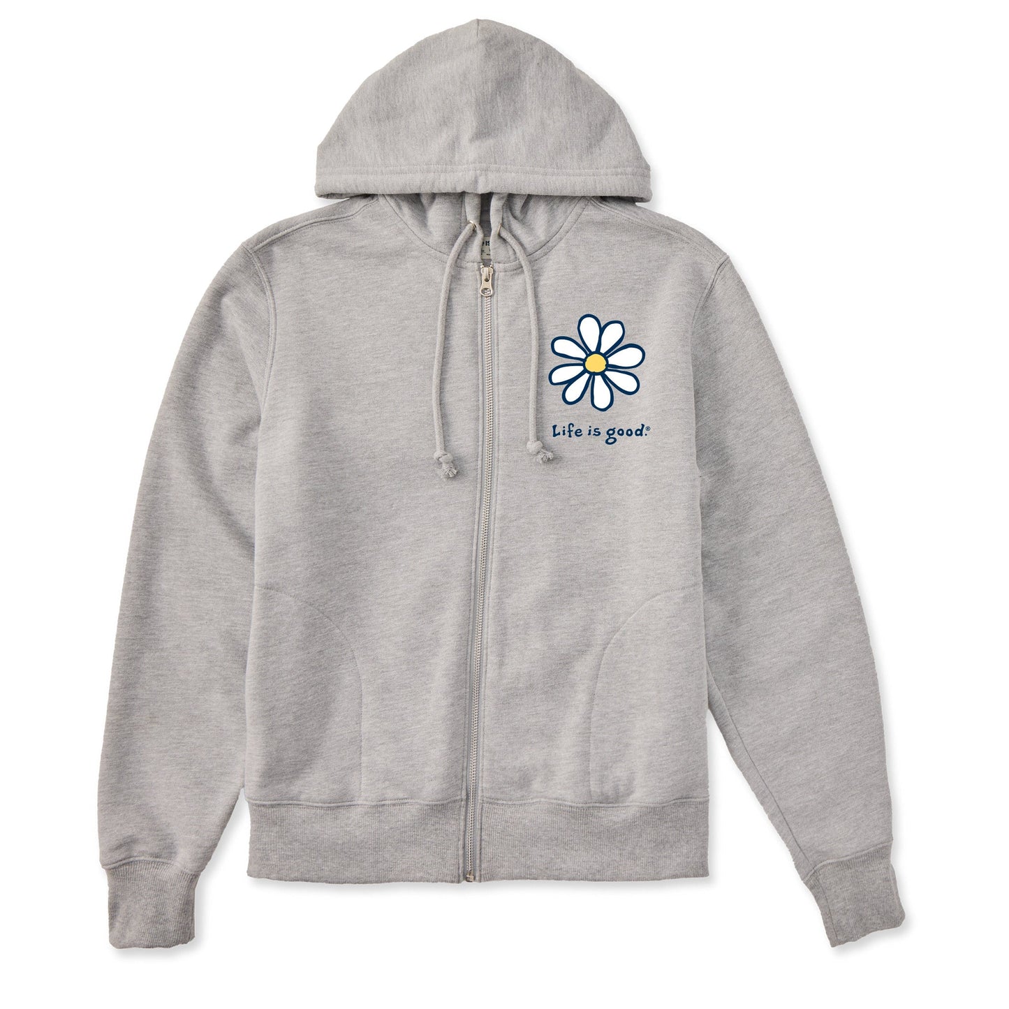 Women's LIG Daisy Good Vibes Fleece Zip Hoodie