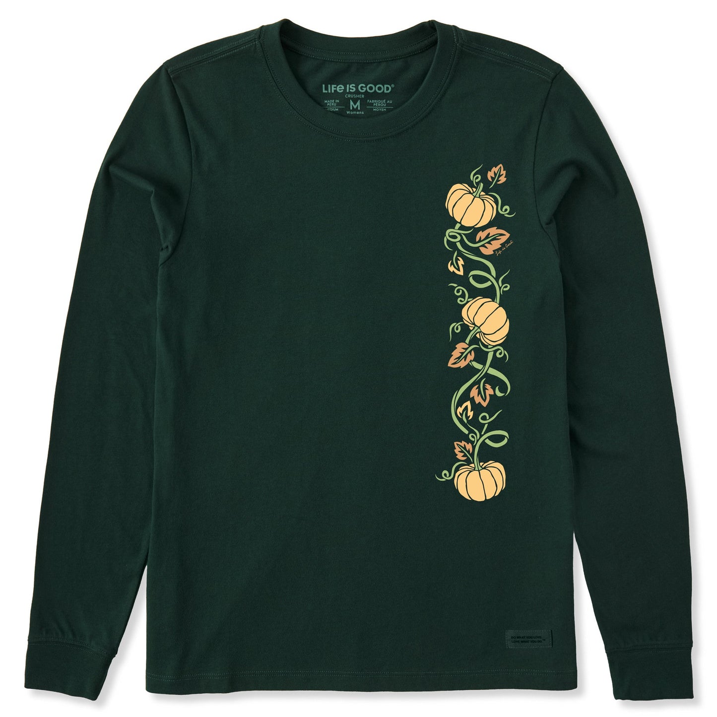 Women's Pumpkin Vine Long Sleeve Crusher Tee
