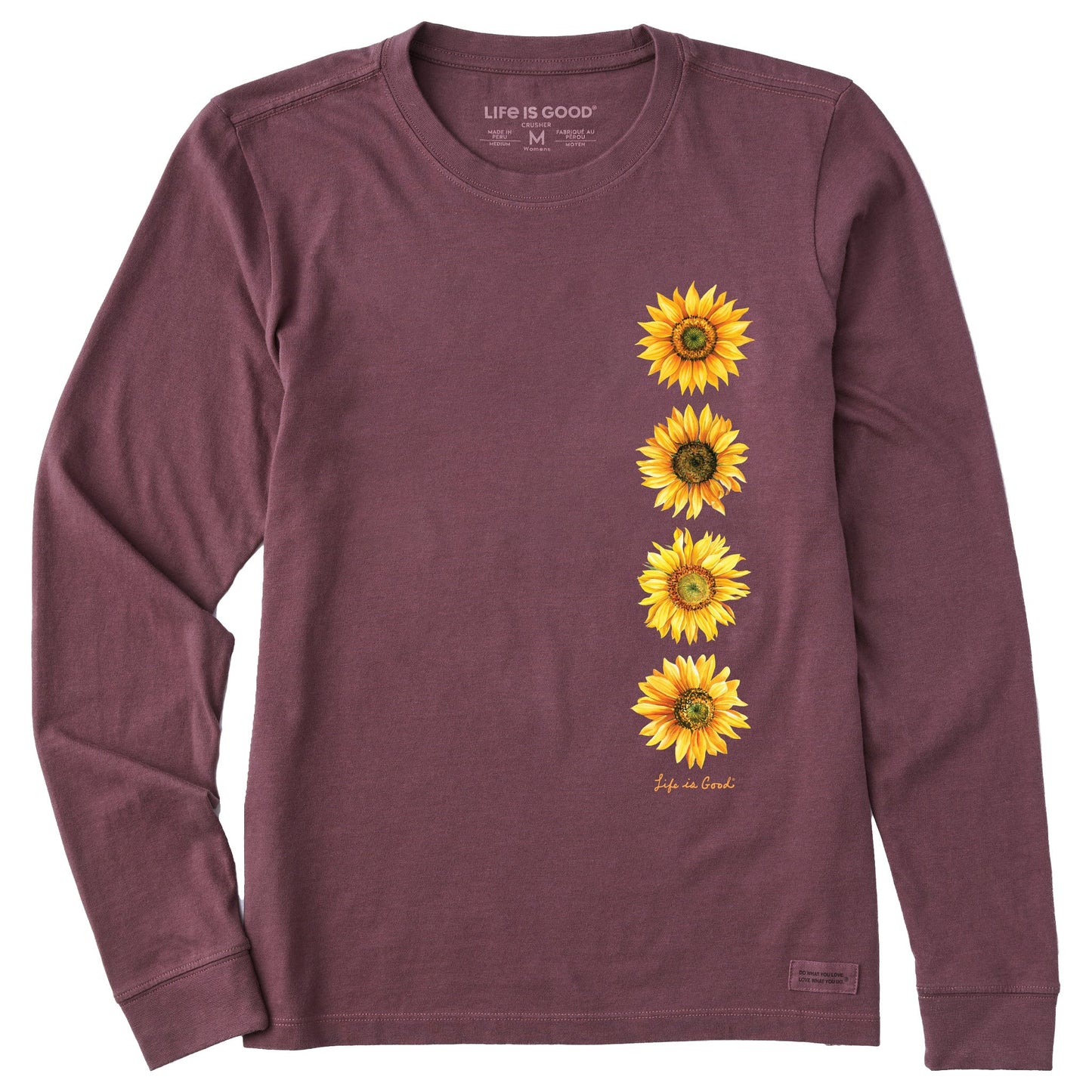 Women's Sunflower Line Long Sleeve Crusher Tee