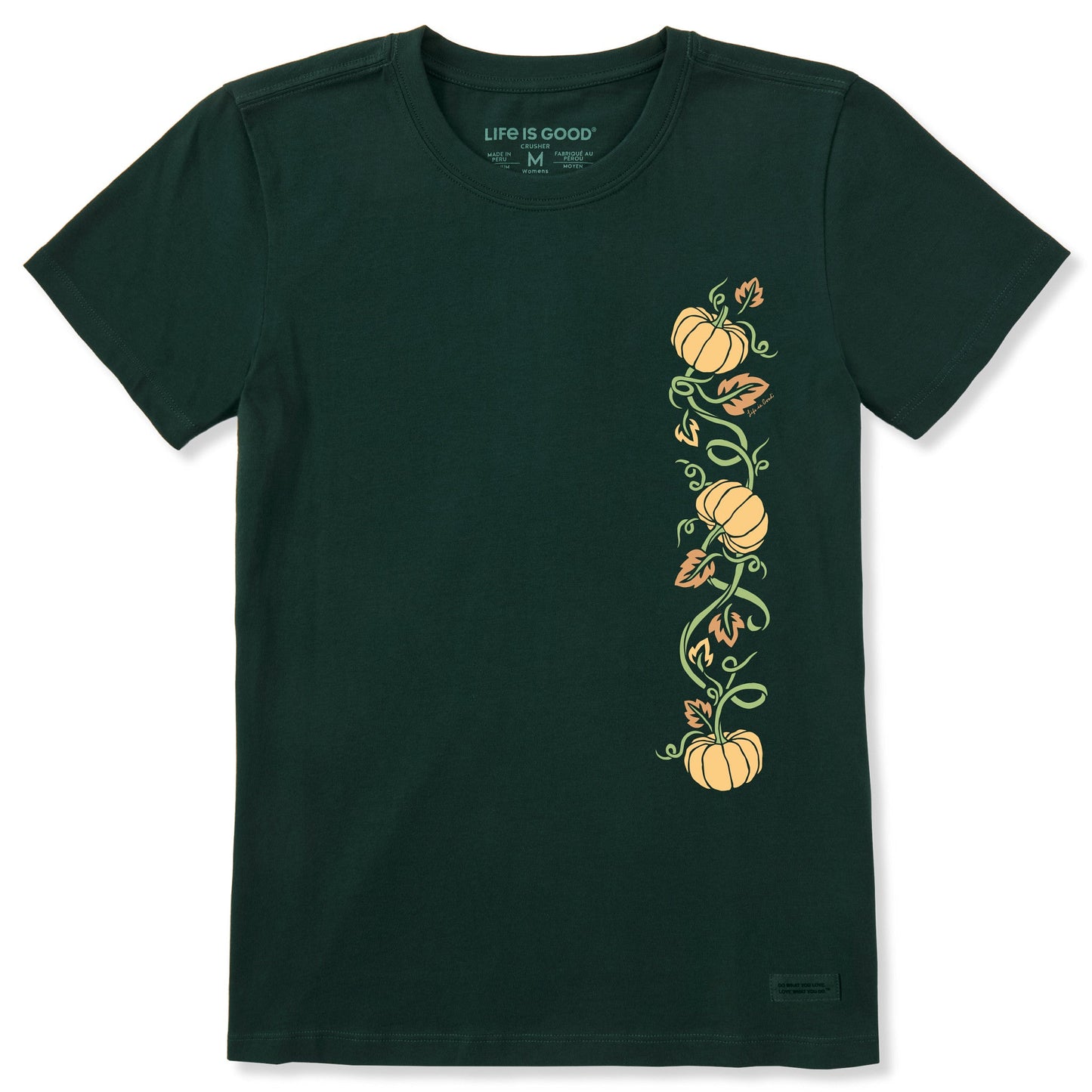Women's Pumpkin Vine Short Sleeve Crusher Tee