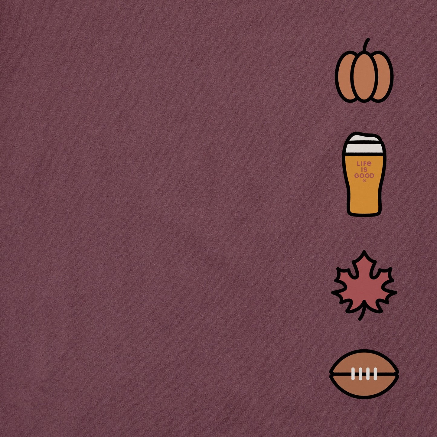 Women's Happy Fall Y'all Icons Short Sleeve Crusher Tee