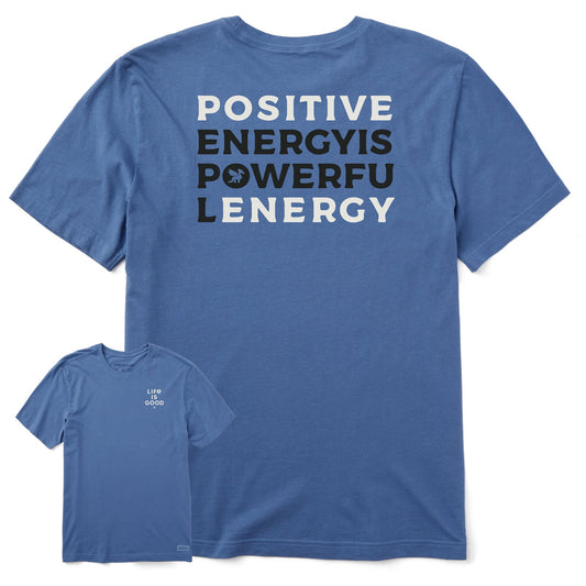 Men's Bert's Positive Short Sleeve Crusher Tee