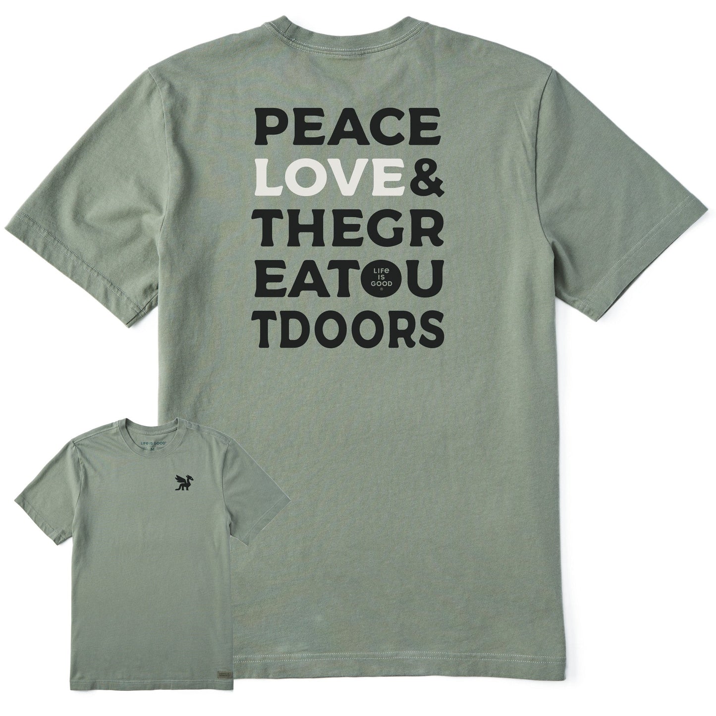 Men's Bert's Love Short Sleeve Crusher Tee