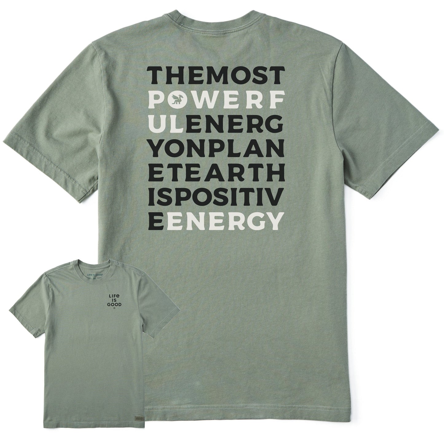 Men's Bert's Powerful Energy Short Sleeve Crusher Tee