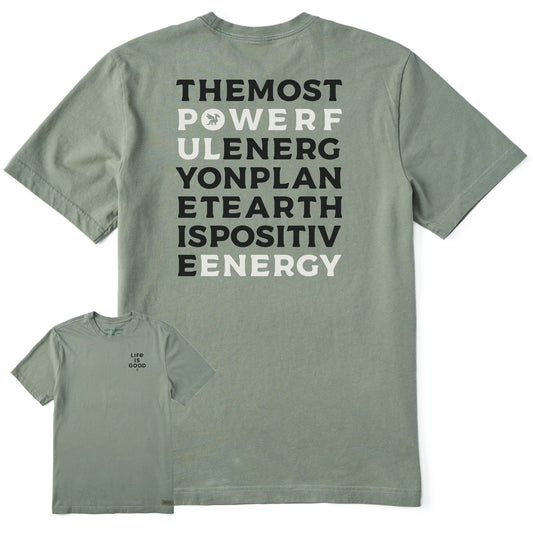 Men's Bert's Powerful Energy Short Sleeve Crusher Tee