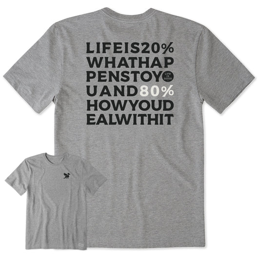 Men's Bert's 80% Short Sleeve Crusher Tee