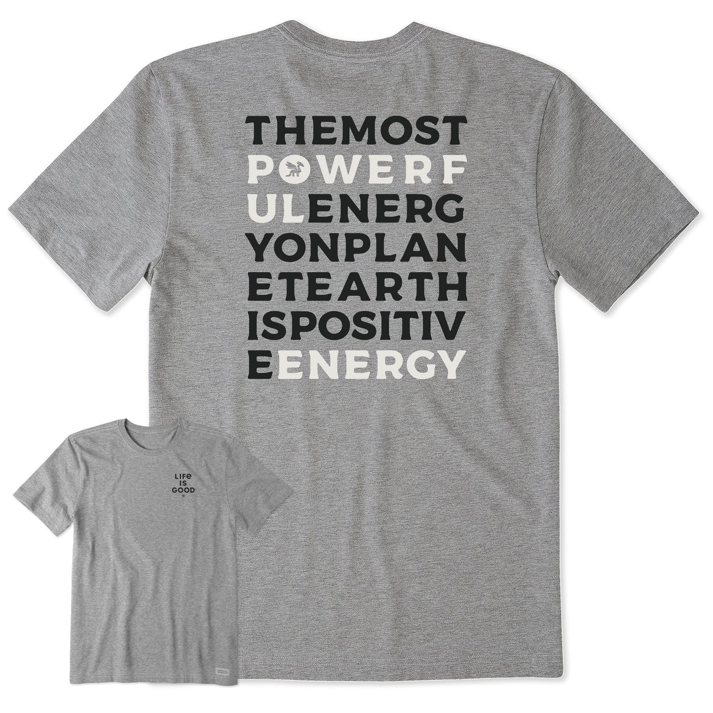 Men's Bert's Powerful Energy Short Sleeve Crusher Tee