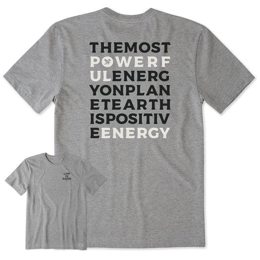 Men's Bert's Powerful Energy Short Sleeve Crusher Tee