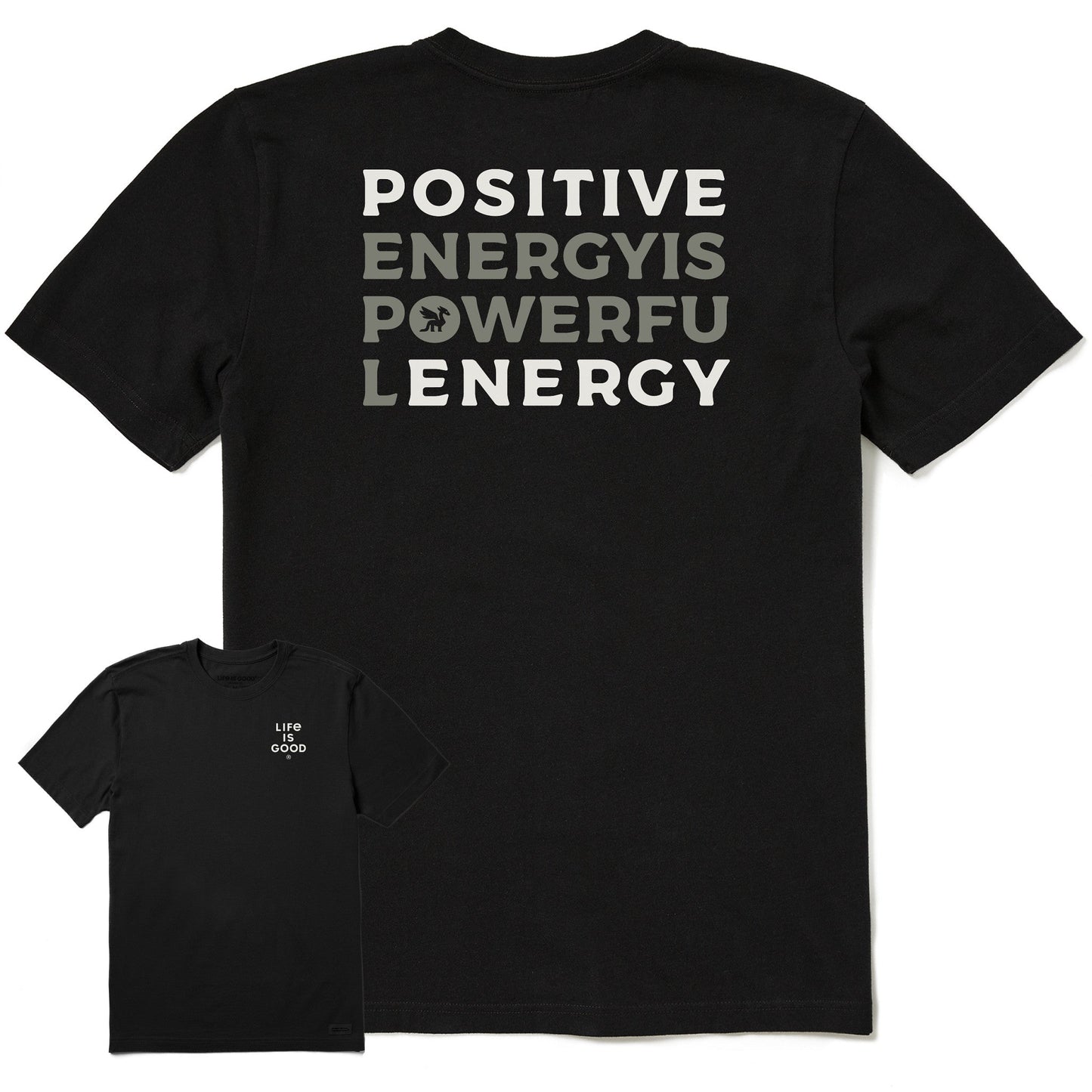Men's Bert's Positive Short Sleeve Crusher Tee