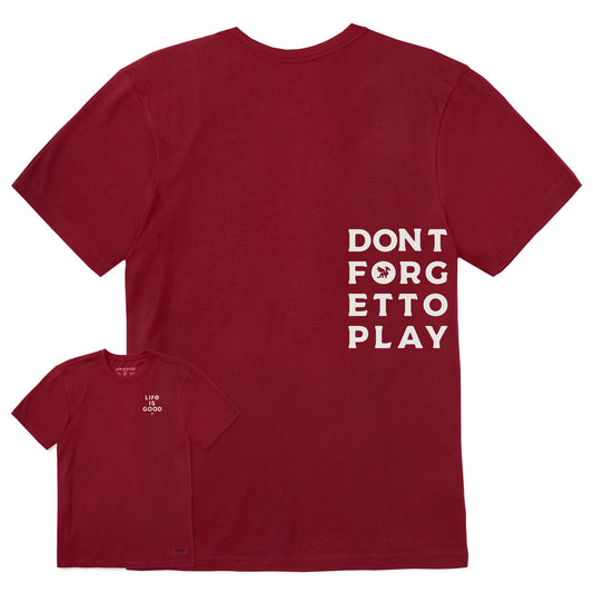 Men's Bert's Play Short Sleeve Crusher Tee