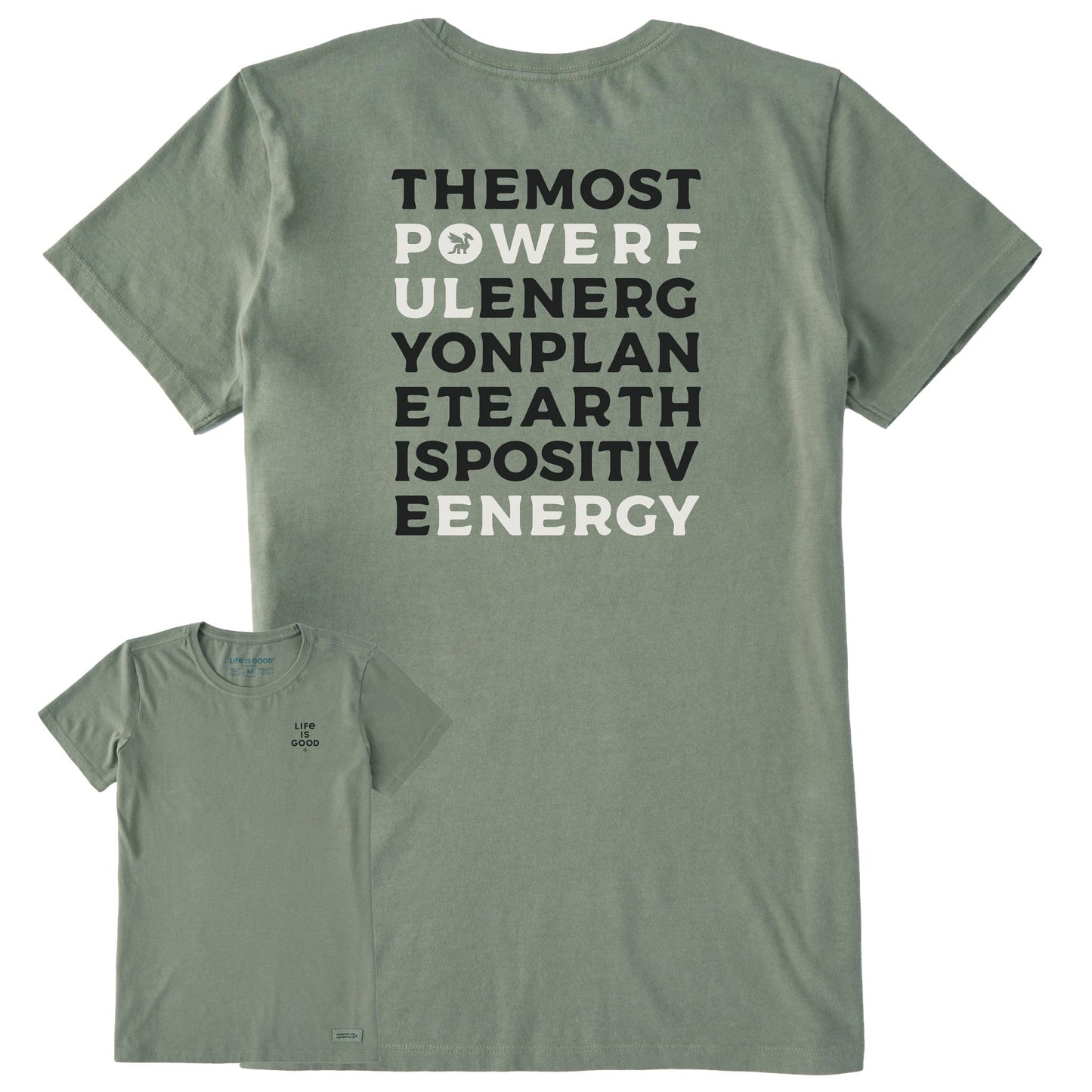 Women's Bert's Powerful Energy Short Sleeve Crusher Tee