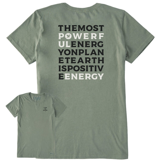 Women's Bert's Powerful Energy Short Sleeve Crusher Tee