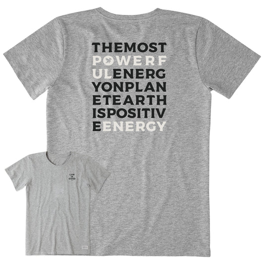 Women's Bert's Powerful Energy Short Sleeve Crusher Tee