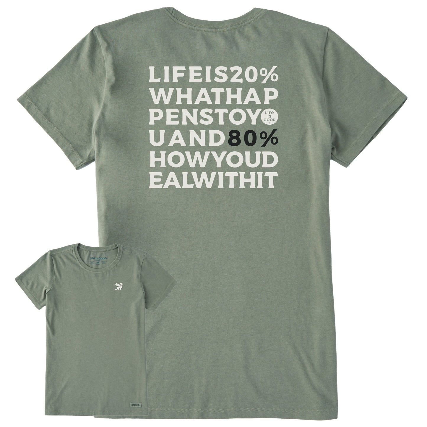 Women's Bert's 80% Short Sleeve Crusher Tee