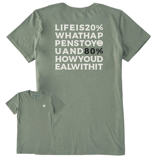 Women's Bert's 80% Short Sleeve Crusher Tee