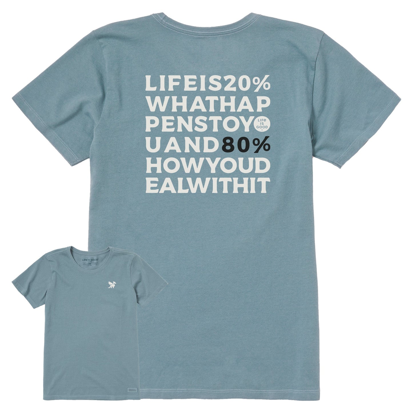 Women's Bert's 80% Short Sleeve Crusher Tee