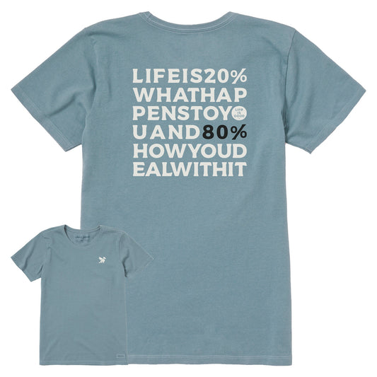 Women's Bert's 80% Short Sleeve Crusher Tee