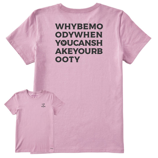 Women's Bert's Booty Short Sleeve Crusher Tee