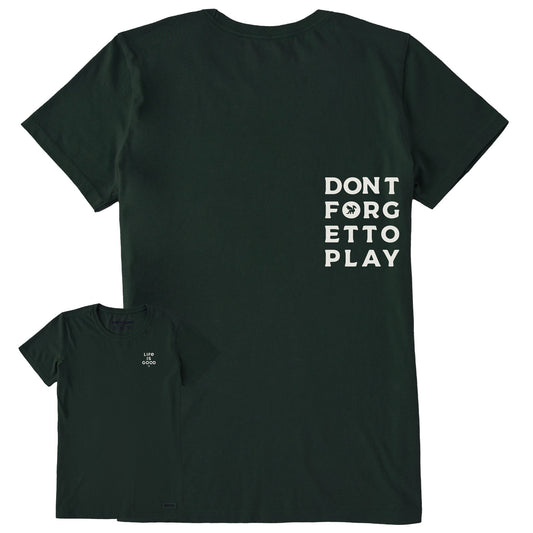 Women's Bert's Play Short Sleeve Crusher Tee