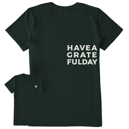 Women's Bert's Grateful Day Short Sleeve Crusher Tee