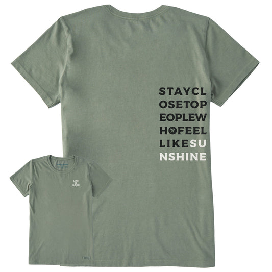 Women's Bert's Sunshine Short Sleeve Crusher Tee