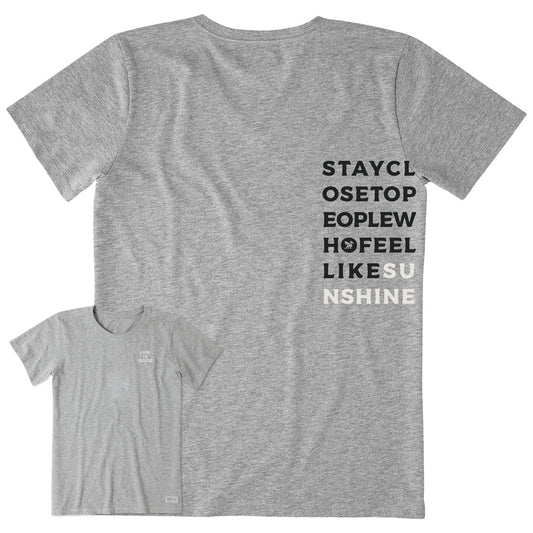 Women's Bert's Sunshine Short Sleeve Crusher Tee