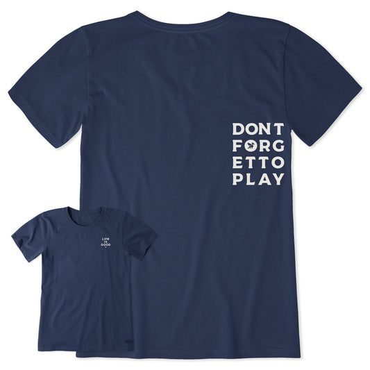 Women's Bert's Play Short Sleeve Crusher Tee