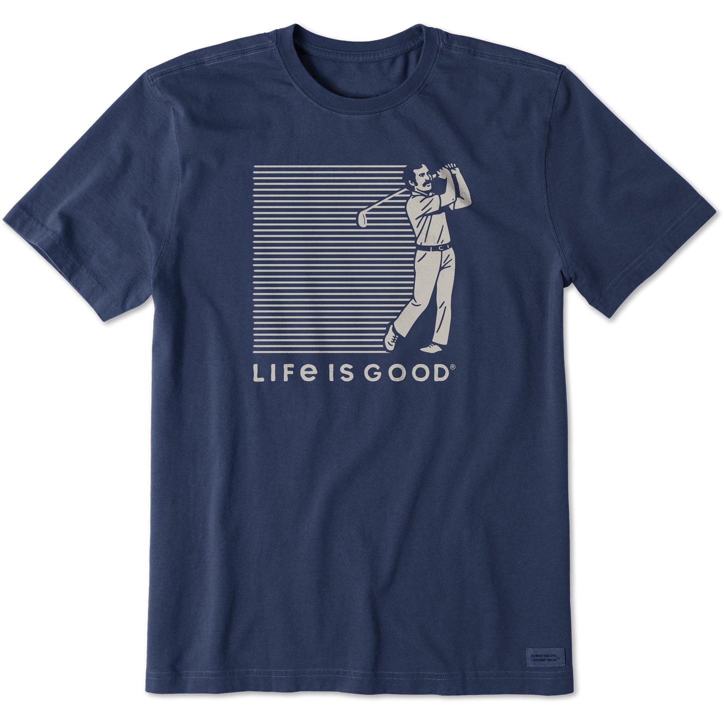Men's Golfer Stripes Short Sleeve Tee