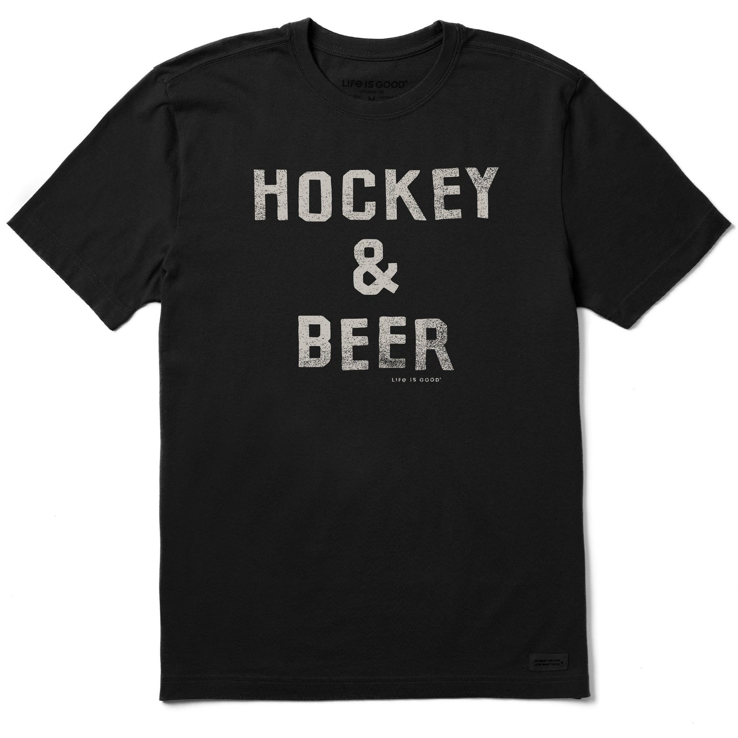 Men's Hockey & Beer Short Sleeve Crusher Tee