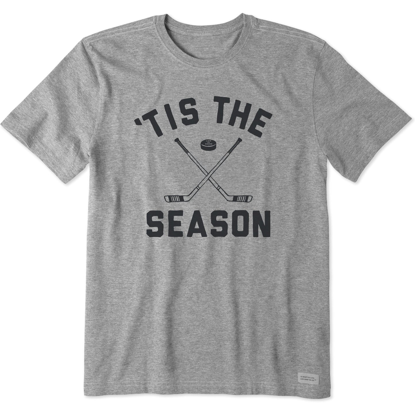 Men's Tis the Season Hockey Short Sleeve Crusher Tee