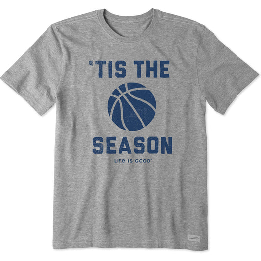 Men's Tis the Season Basketball Short Sleeve Crusher Tee