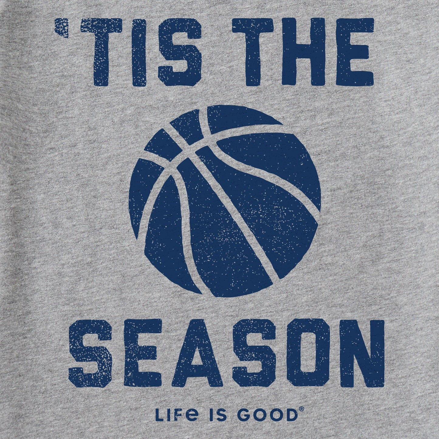 Men's Tis the Season Basketball Short Sleeve Crusher Tee