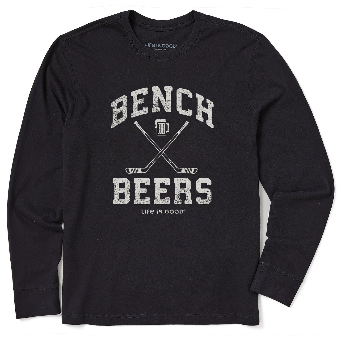 Men's Bench Beers Long Sleeve Crusher Tee